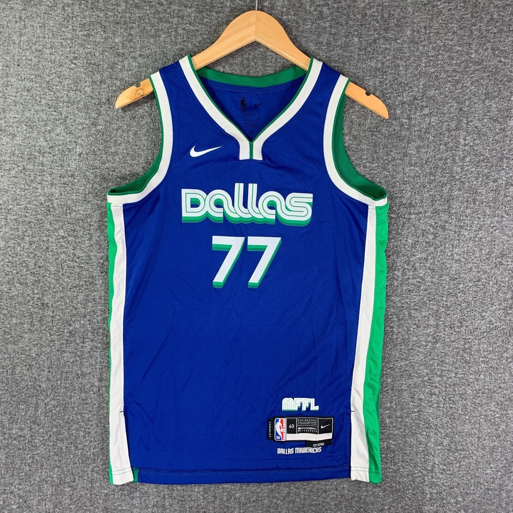 Luka Doncic Jersey Men Small Dallas Mavericks Swingman City Edition Nike